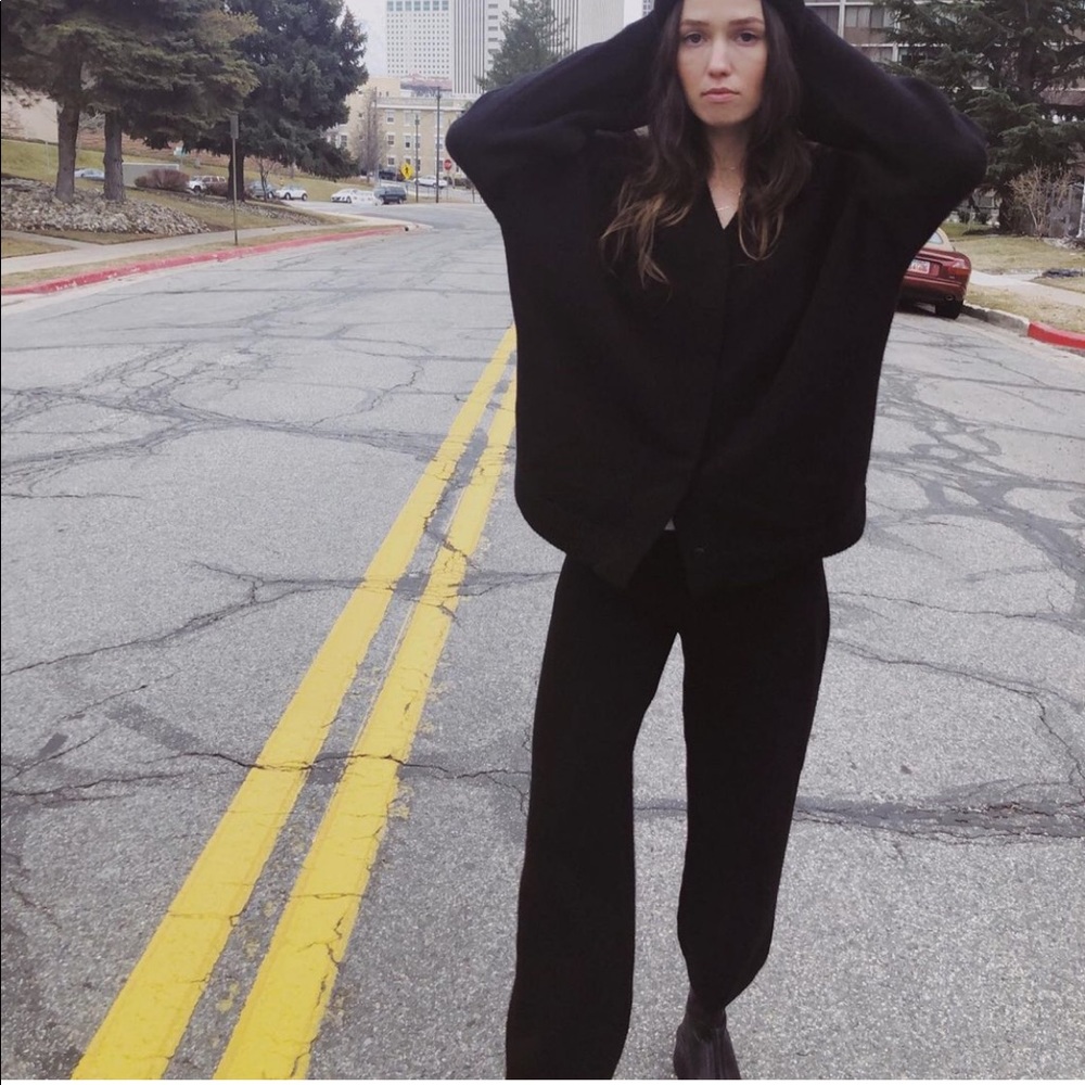 James Street Co oversized cardigan and Leon pants - Picture 1 of 6